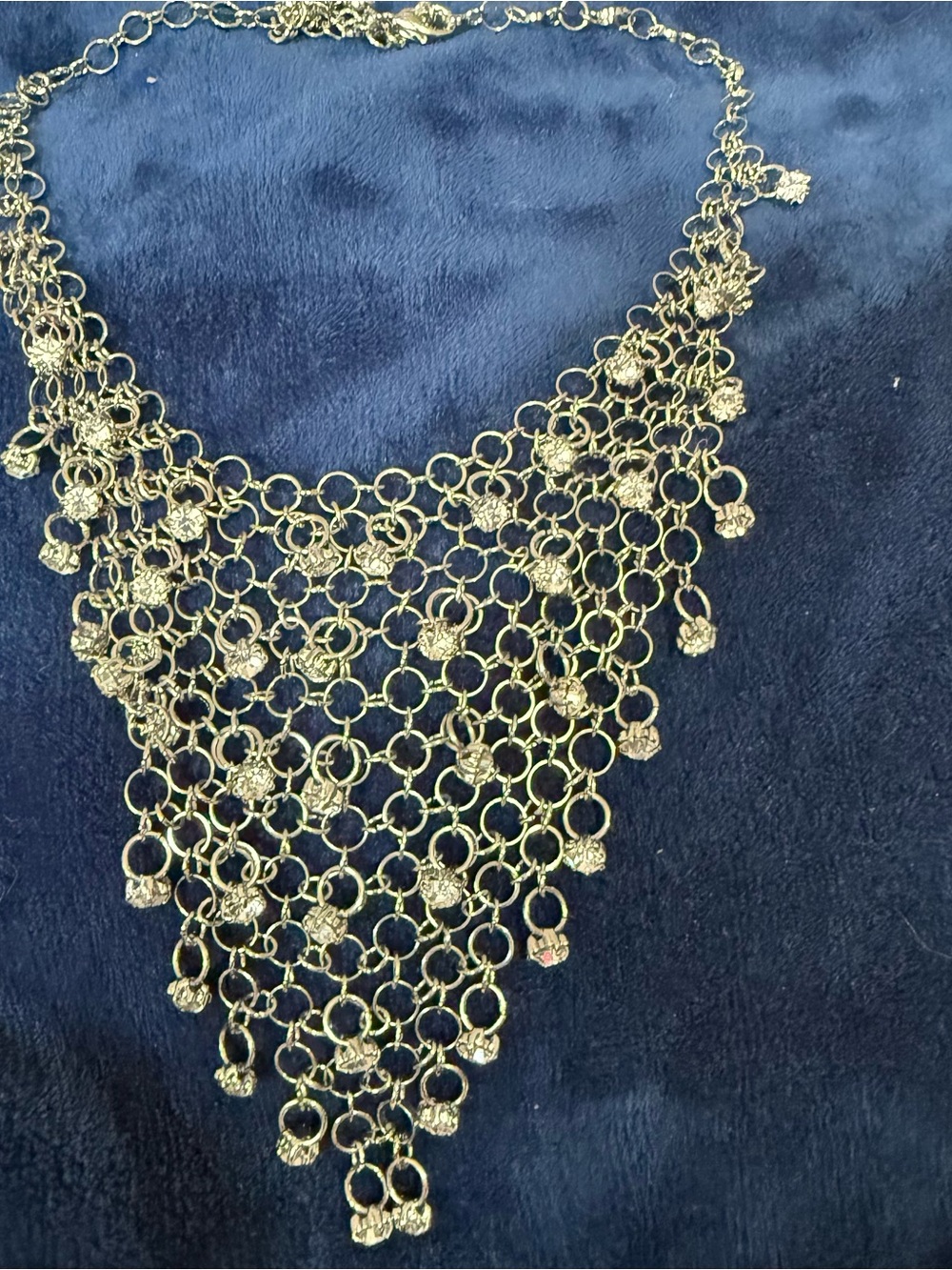 BiBi silver Statement Cascade Bib Necklace - Women Jewelry